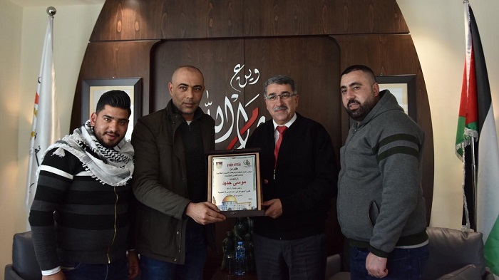 بلدية رام الله تستقبل وفدا من مجلس طلبة جامعة القدس المفتوحة